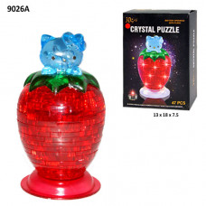 Пазлы 3D - кристалл КЛУБНИЧКА 218365