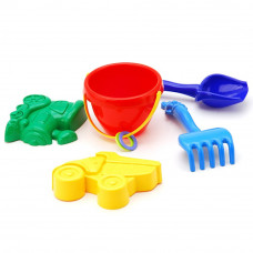 Піс.набір "Кувшинка №2" ведр+лоп+граб+3пасоч 1036