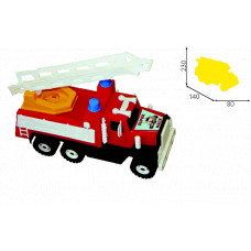Машина Камакс пожарн. 23*14*8см 221