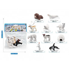 Тварини дикі північн.півкулі 9 шт в пакеті , YJ813D