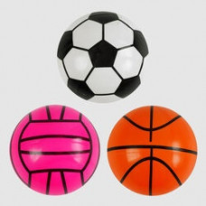 Мяч гумовий асорті Мячик 16см , 70гр М 48543