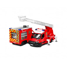 Машина мет."Kinsmart" Mercedes-Benz Sprinter FireRes KT5478W