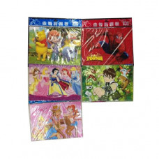 Пазли картон 6вид.96дет, пакет 35*25см 22011