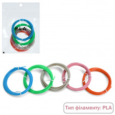 Запаска до 3D ручки (5шт, 3м) в наборі, PLA0503