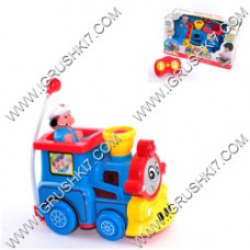 Паровозик р/у бат в кор.27*13*15см FS 34790