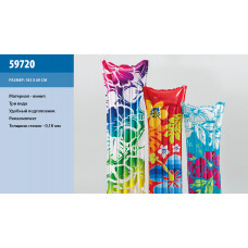 Матрас вініл з підголовн, 3 кольор 183*69см 59720