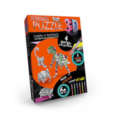 Пазли Данко Антистрес 3D 4фіг, 6гель.стер, 6+, АР4-01-09/12