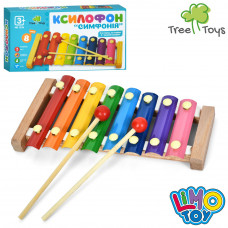 КСИЛОФОН дерев-мет, кор. 25*13см MD1378