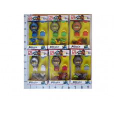 Констр. LELE "Ninjago" Годинник на бат!! кор.12см*7см 863002