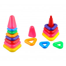 Пірамідка БАМСИК трикутна 7ел., 25*13*13см 1810