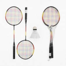 Бадмінтон (2ракет+1воланч) мет, в сітці, 65*22см, D40112