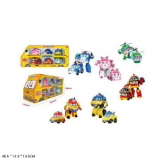 Трансформер "РОБОКАР ПОЛІ" в наборі 6шт, кор.868-9