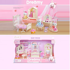 Меблі з флокс.тваринкою, аксес, кор 6616А