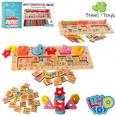 Дерев.гра Дошка Математичне поле, кор.36*16см MD2183