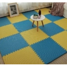 Килимок ПАЗЛ жовт-блакитн 9ел 30*30*0, 8см К89404