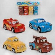 Набір машин інерц, Тачки 4шт в пакеті, 788