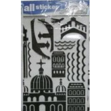 Декор 3Д наліпка фомова об'ємна для стіни, 50*70см 11848