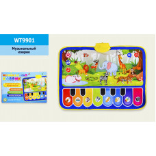 Килимок бат, руцкий, зв.жив, пианино, инстр, 70*50см W9901