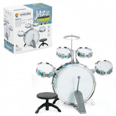 Барабан установка (5барабанів, стільчик) в кор 33*33см 2042Т