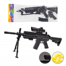 Автомат з пульками, лазер, в пакете 0902С