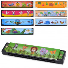 Гармошка губна в пакеті 13*2, 5*2см MD1777