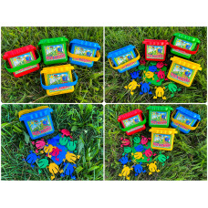 Гра пласт Жабки в боксі 14*14*11см 4054