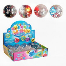 Мяч-стрибунець водяний, світло, Герой 6, 5см, С65469