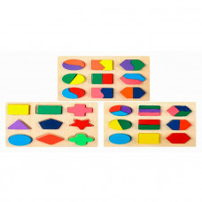 Дерев.гра Геометрика 9дет, 15*15см MD1545