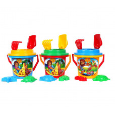 Піс.набір Технок "Б" (відр, сито, лоп, граб, 2пас) 1189