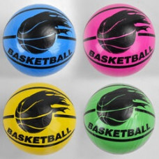 Мяч гумовий асорті Баскетбол 17см 60гр, С 44658