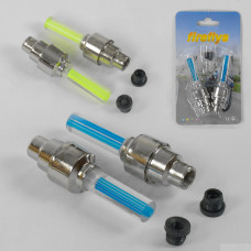 Светодиодн.фара бат, на колесо велосипеда 2шт, С 40303