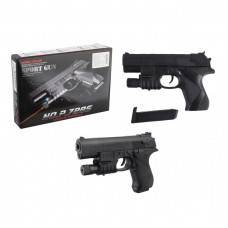 Пістолет з пульками, лазер, в кор 18*13см 729S