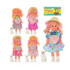 Лялька пласт Людочка, муз.сумка, собачка, пакет 25см HU915VIC2