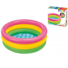 Басейн 1+ "Веселка" 3секц, 61*22, 33літра, рел.дно 57107