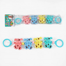 Брязкальце на коляску, розтяжка, пакет 49*12см YQ 160-60