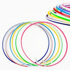 Хула хуп середній., d=75см, пласт, веселка БАМСИК 0170