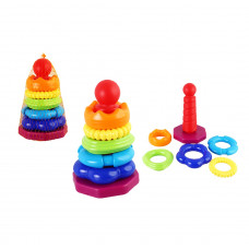 Пірамідка 5ел різноманітні кільця №2, сітка 1-080