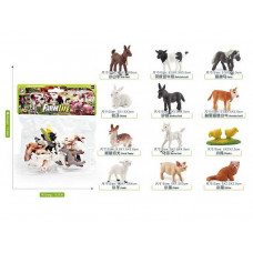 Тварини домашні 12 шт в пакеті , YJ834D