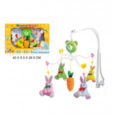 Брязкальце-мобіль, мякі іграшки, кор. 40*27см DC015-1