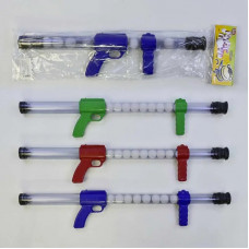 Автомат+шарики пінг-понг в пакеті 53*13см 1054