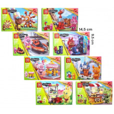 Констр. LELE Герой Fuggler, 40+дет, ціна за 1, 81005