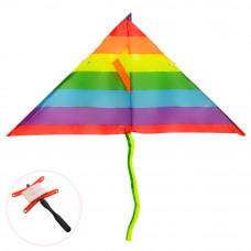 Змій повітряний веселка 70*33см, хвіст 33см, М1739-2