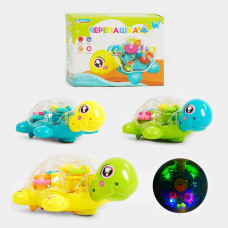 Муз.Черепаха, укр.мова, рух, світ, кор. 18*8*13см ТК 68507