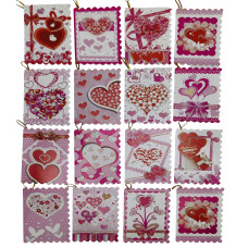 Листівки Сердечки, ціна за 1, 525-2