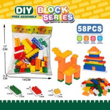 Констр. "Block" блоковий 58елем, пакет 336-1