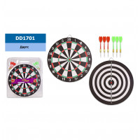 Дартс + 6дротиків, слюда 43см D1701