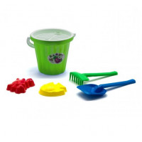 Піс.набір Відро №2+сито+граб+лопат+2пасоч, Бамсик 011/1